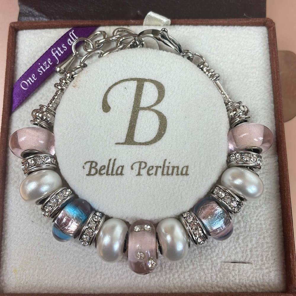 Bella Perlina Bracelet Pink Brand New